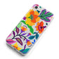 Tropical Floral iPhone 8 Bumper Case on Silver iPhone Alternative Image