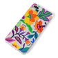 Tropical Floral iPhone 8 Plus Bumper Case on Silver iPhone Alternative Image