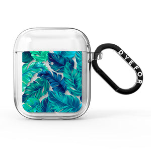 Tropical Leaves AirPods Case