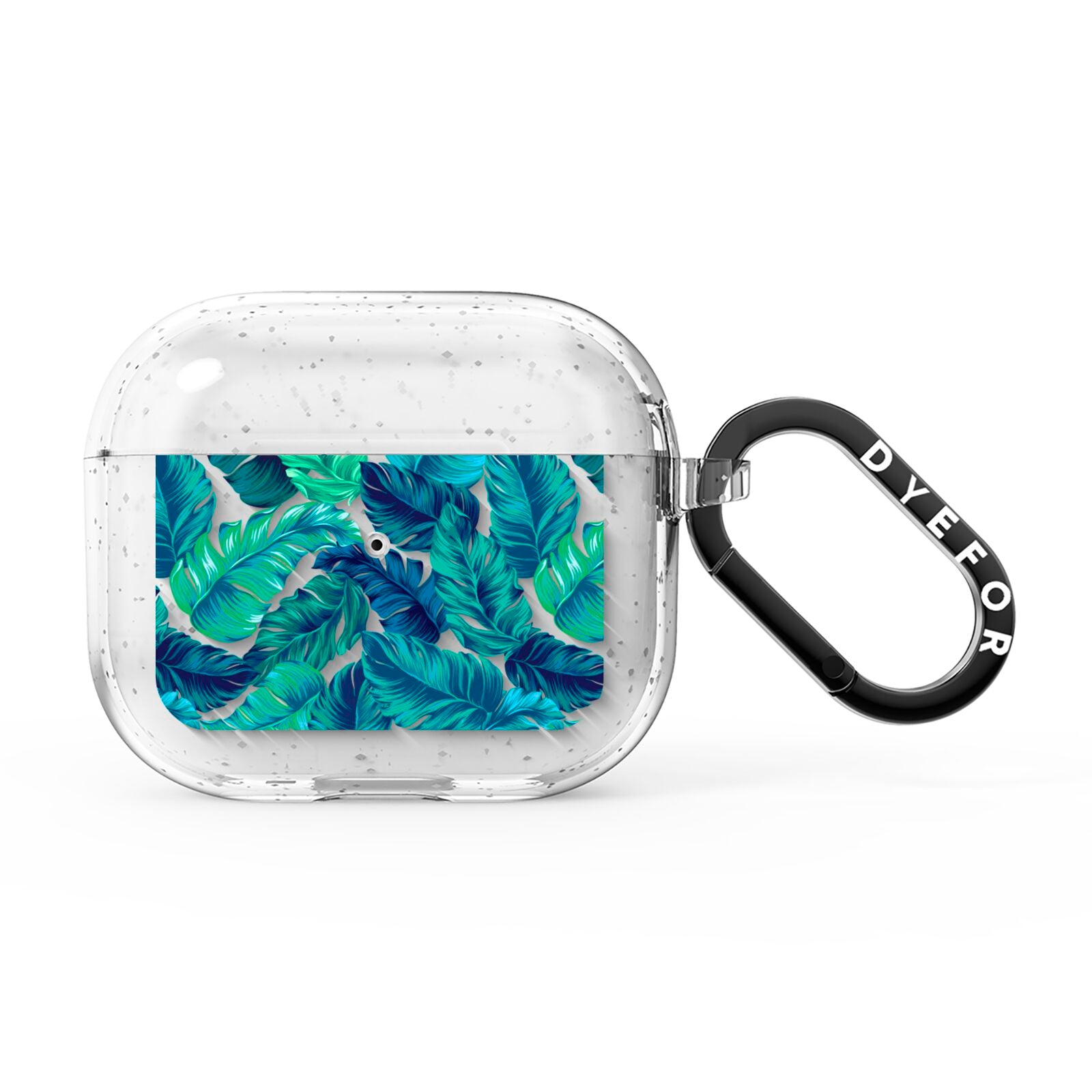 Tropical Leaves AirPods Glitter Case 3rd Gen