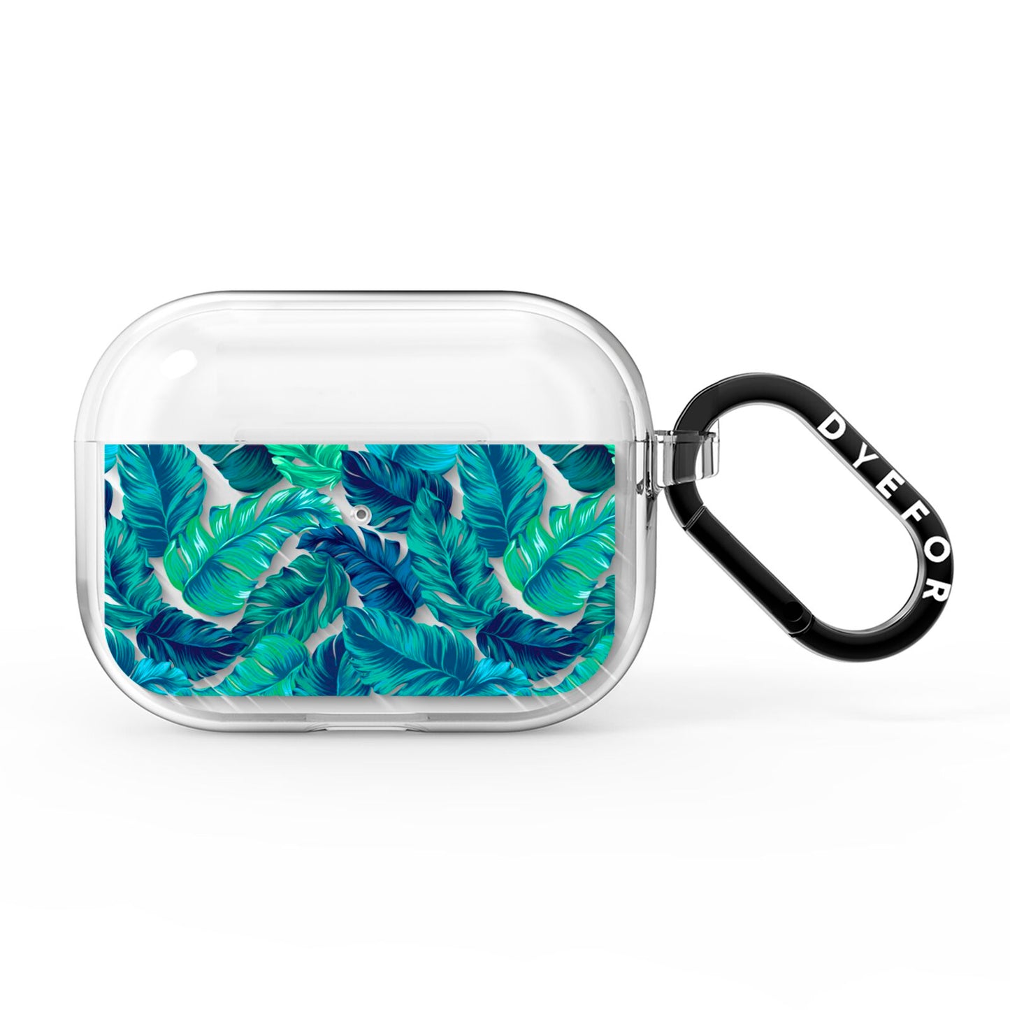 Tropical Leaves AirPods Pro Clear Case