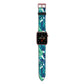 Tropical Leaves Apple Watch Strap with Rose Gold Hardware