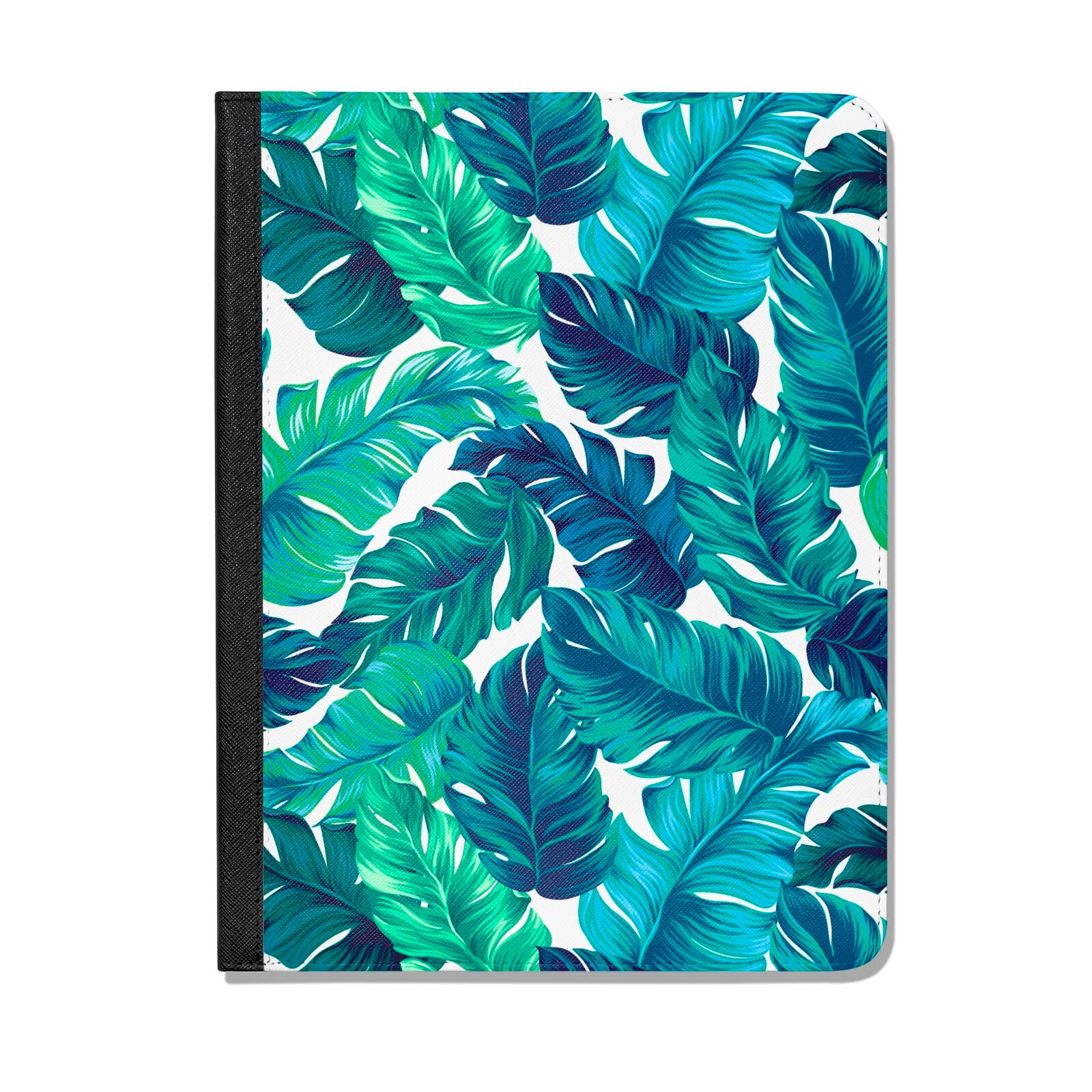 Tropical Leaves Apple iPad Leather Folio Case
