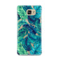 Tropical Leaves Samsung Galaxy A9 2016 Case on gold phone