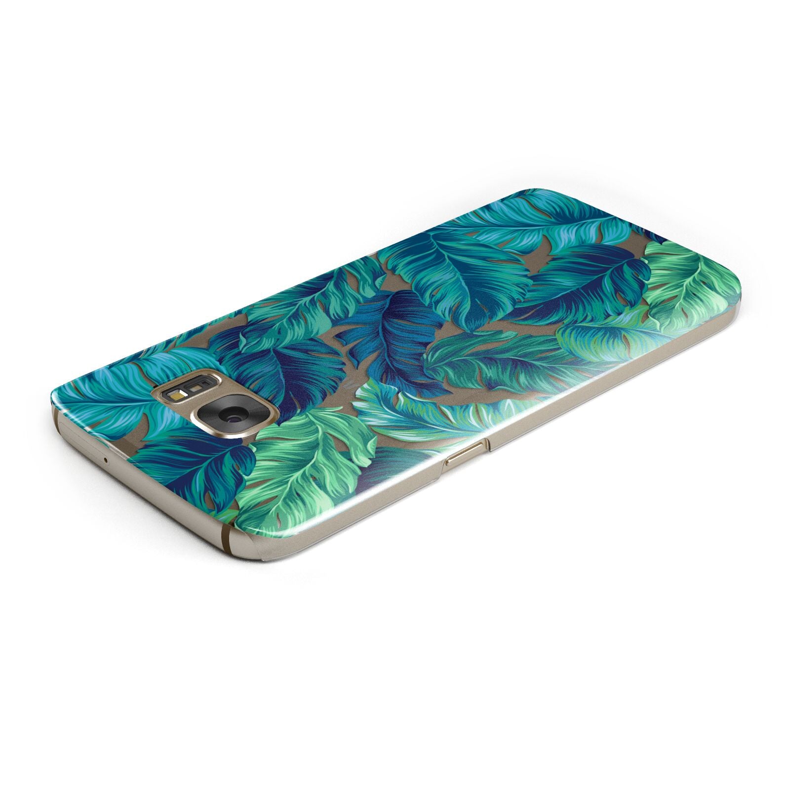 Tropical Leaves Samsung Galaxy Case Top Cutout