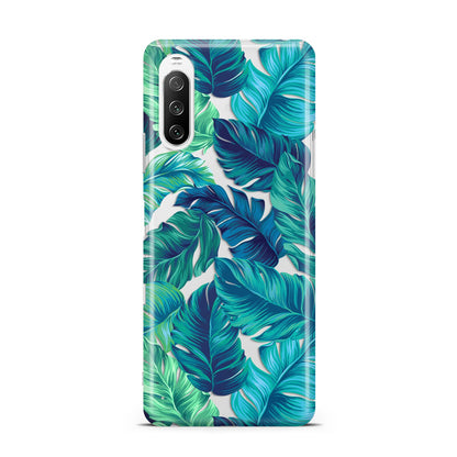 Tropical Leaves Sony Xperia 10 III Case