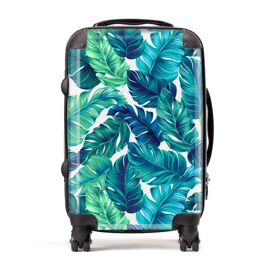 Tropical Leaves Suitcase