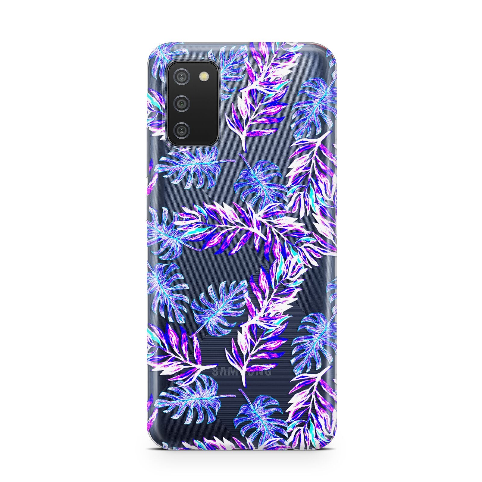 Tropical Palm Leaf Samsung A02s Case