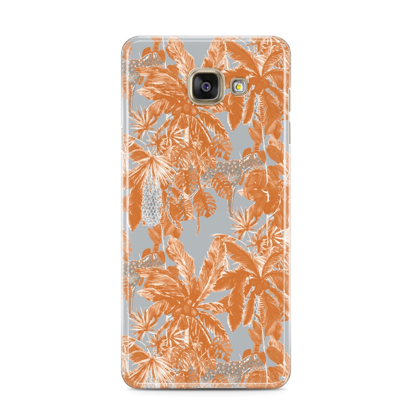 Tropical Samsung Galaxy A3 2016 Case on gold phone
