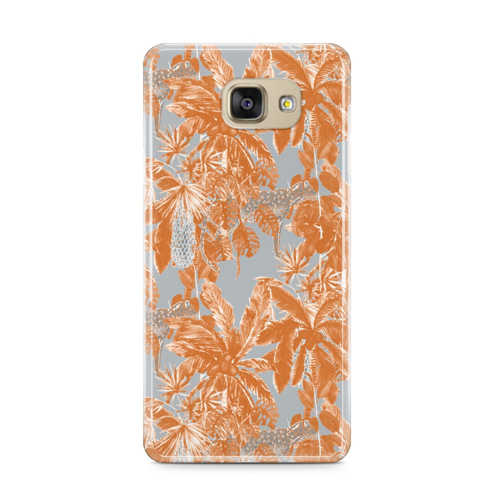 Tropical Samsung Galaxy A9 2016 Case on gold phone