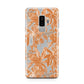 Tropical Samsung Galaxy S9 Plus Case on Silver phone