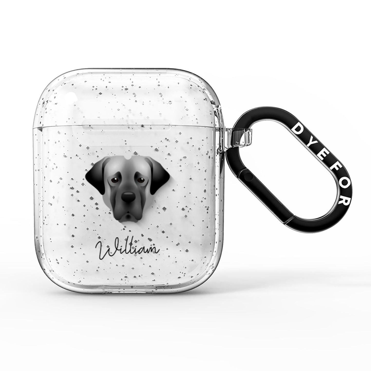 Turkish Kangal Dog Personalised AirPods Glitter Case