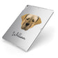 Turkish Kangal Dog Personalised Apple iPad Case on Silver iPad Side View
