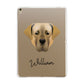 Turkish Kangal Dog Personalised Apple iPad Gold Case