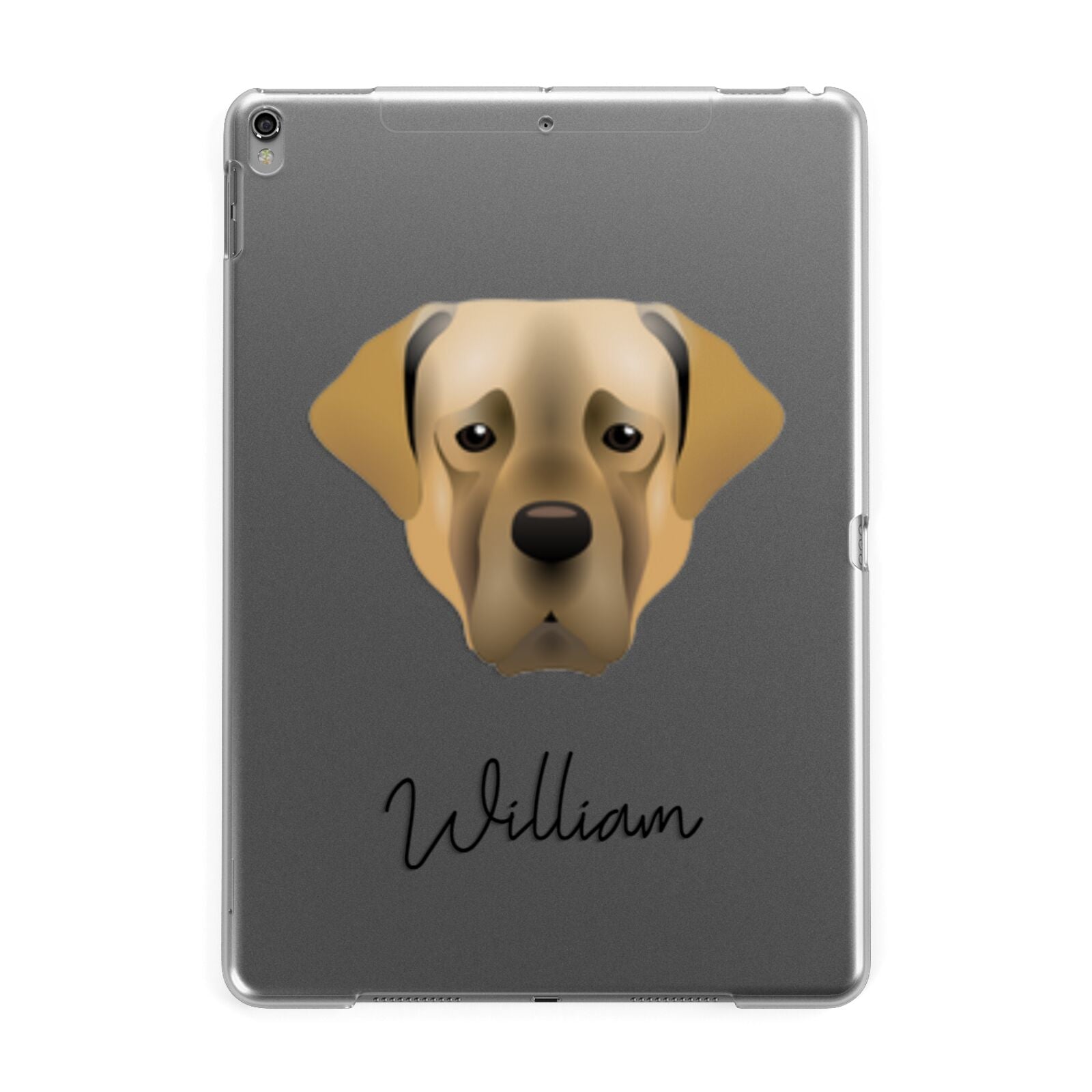 Turkish Kangal Dog Personalised Apple iPad Grey Case