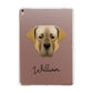 Turkish Kangal Dog Personalised Apple iPad Rose Gold Case