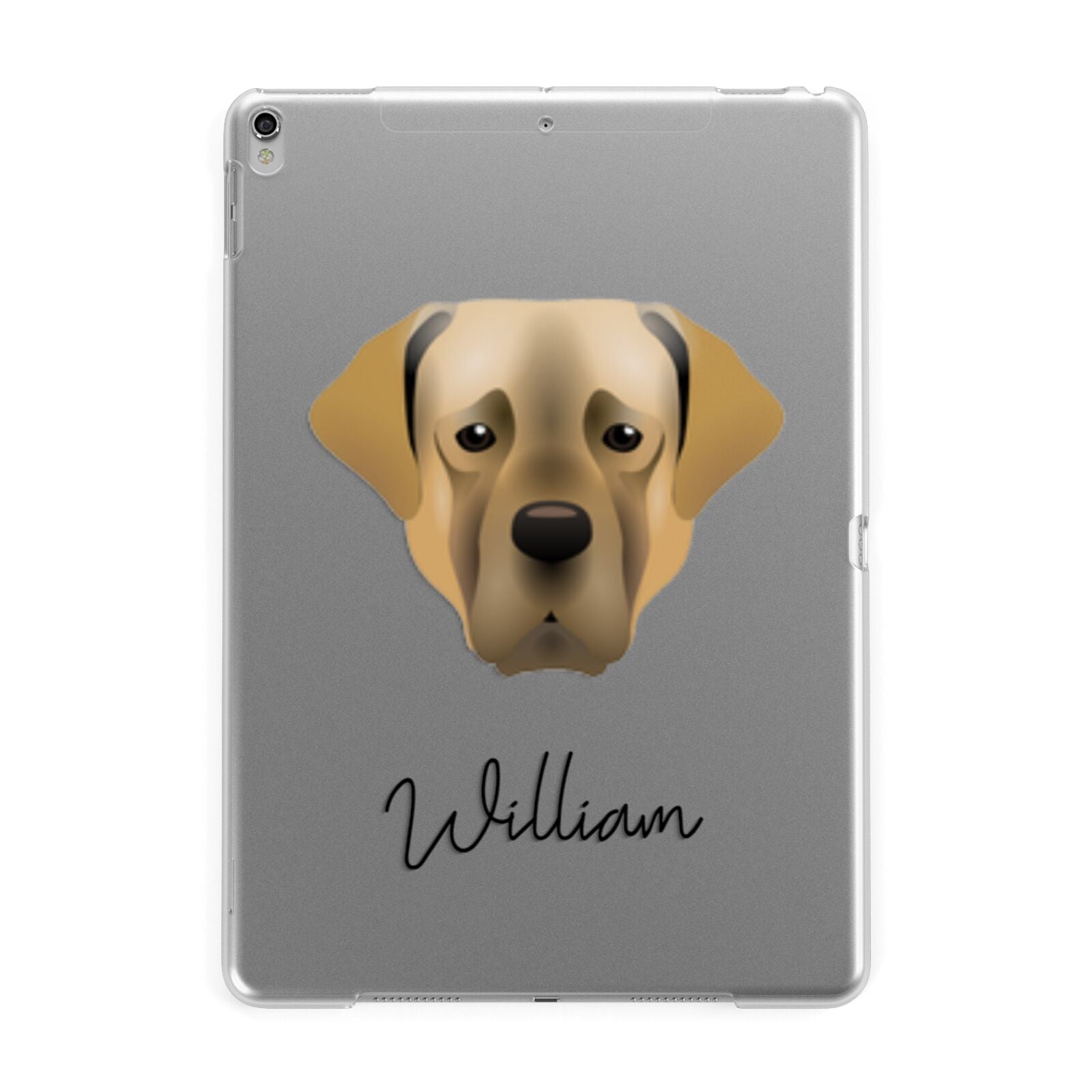 Turkish Kangal Dog Personalised Apple iPad Silver Case