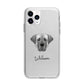 Turkish Kangal Dog Personalised Apple iPhone 11 Pro Max in Silver with Bumper Case
