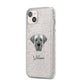 Turkish Kangal Dog Personalised iPhone 14 Plus Glitter Tough Case Starlight Angled Image