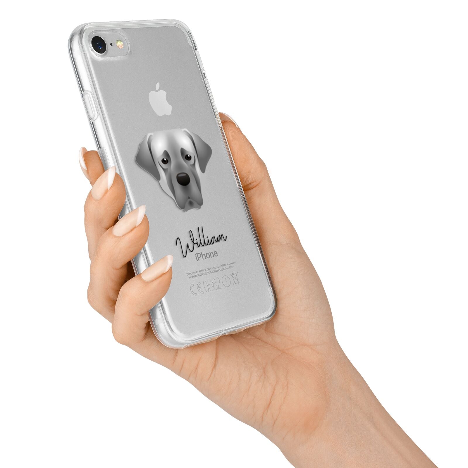 Turkish Kangal Dog Personalised iPhone 7 Bumper Case on Silver iPhone Alternative Image