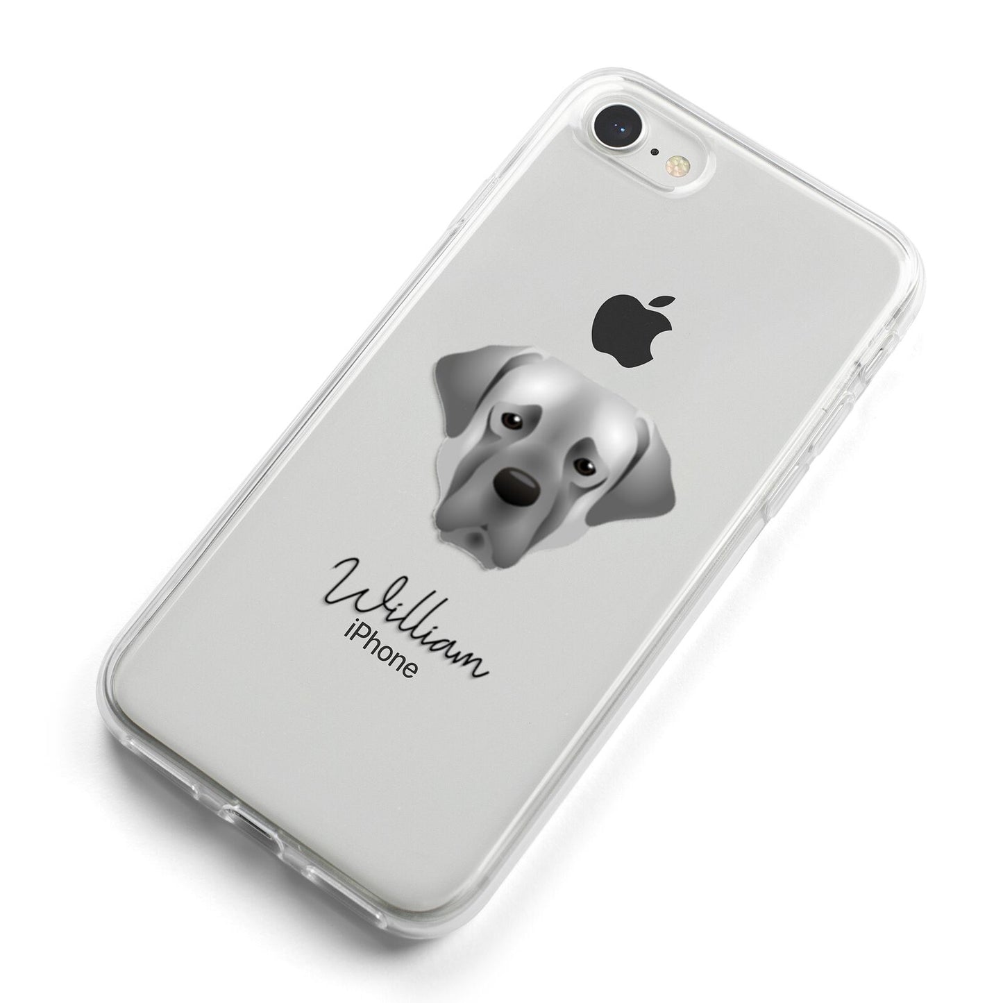 Turkish Kangal Dog Personalised iPhone 8 Bumper Case on Silver iPhone Alternative Image