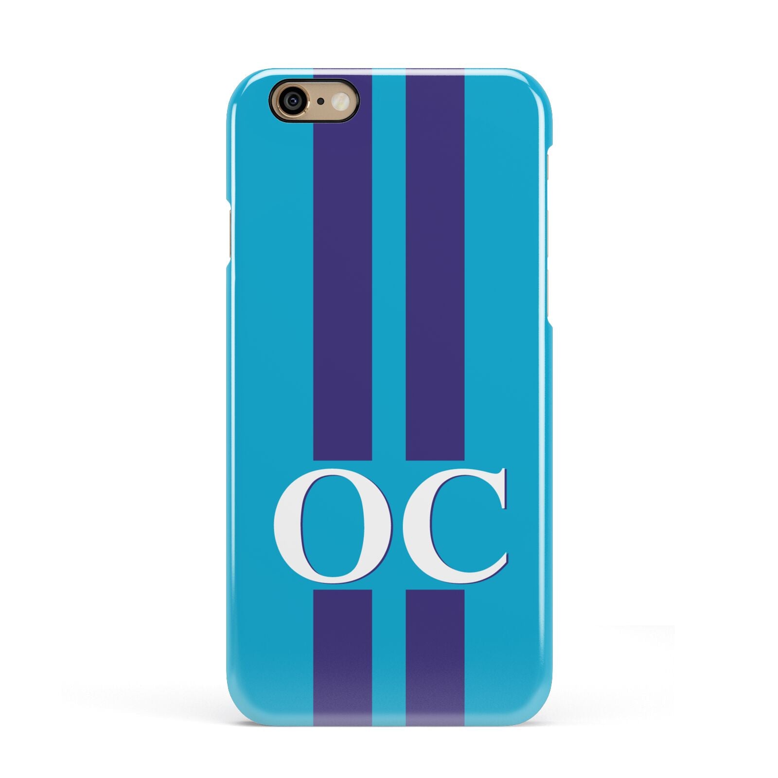Turquoise Personalised Apple iPhone 6 3D Snap Case