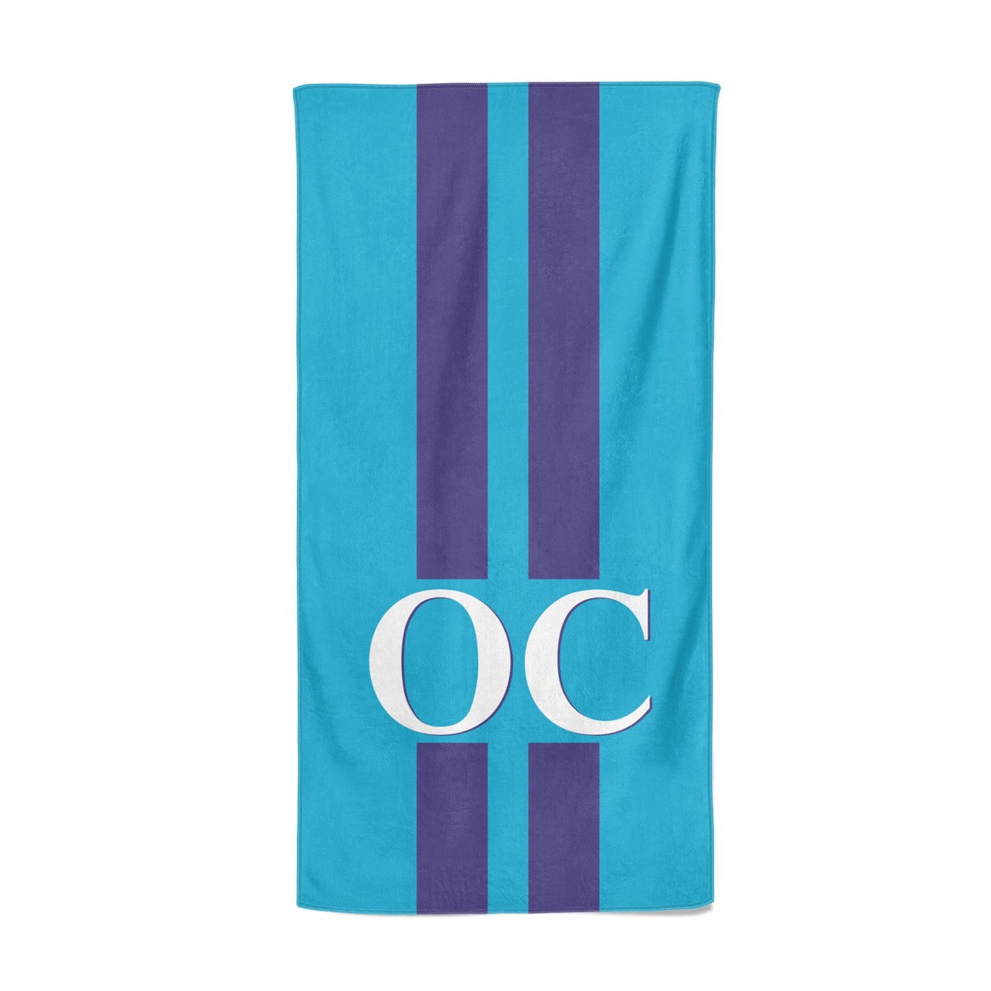 Turquoise Personalised Beach Towel