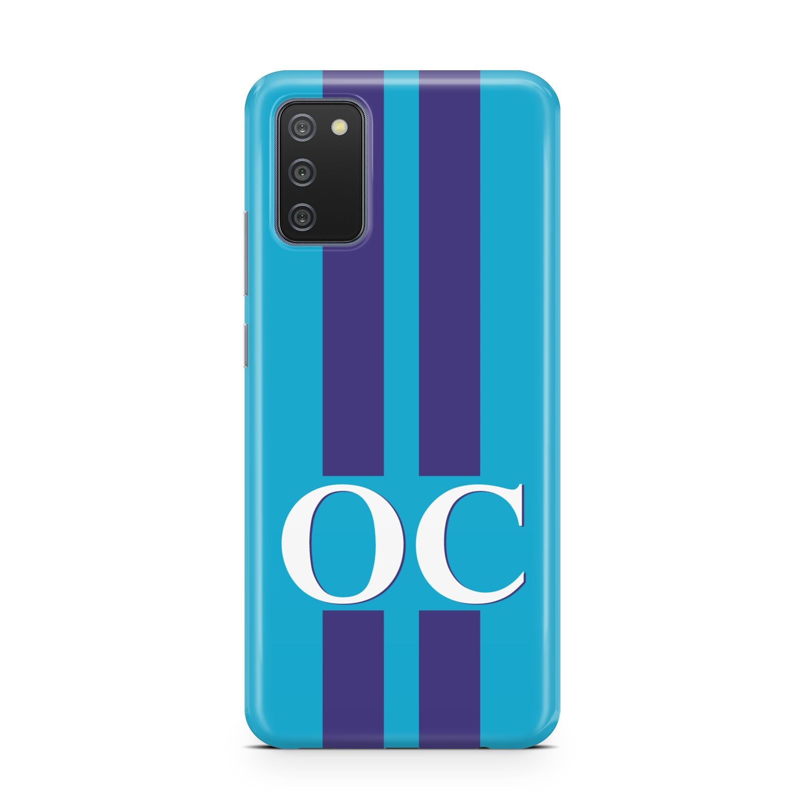 Turquoise Personalised Samsung A02s Case