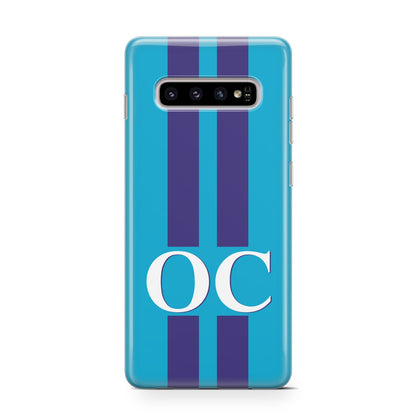 Turquoise Personalised Samsung Galaxy S10 Case