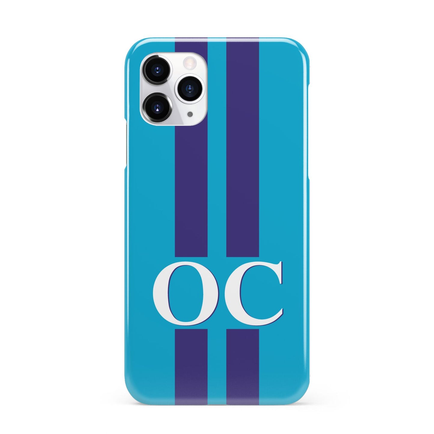 Turquoise Personalised iPhone 11 Pro 3D Snap Case