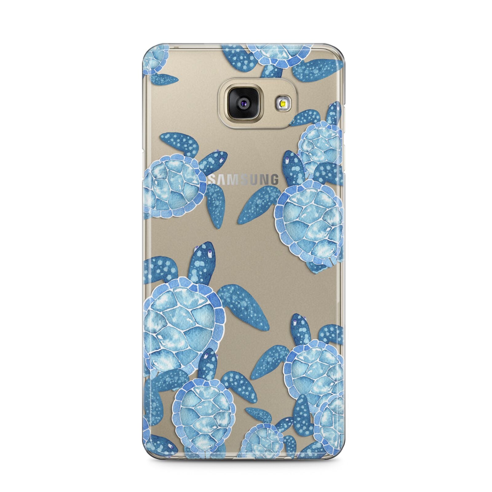 Turtle Samsung Galaxy A5 2016 Case on gold phone