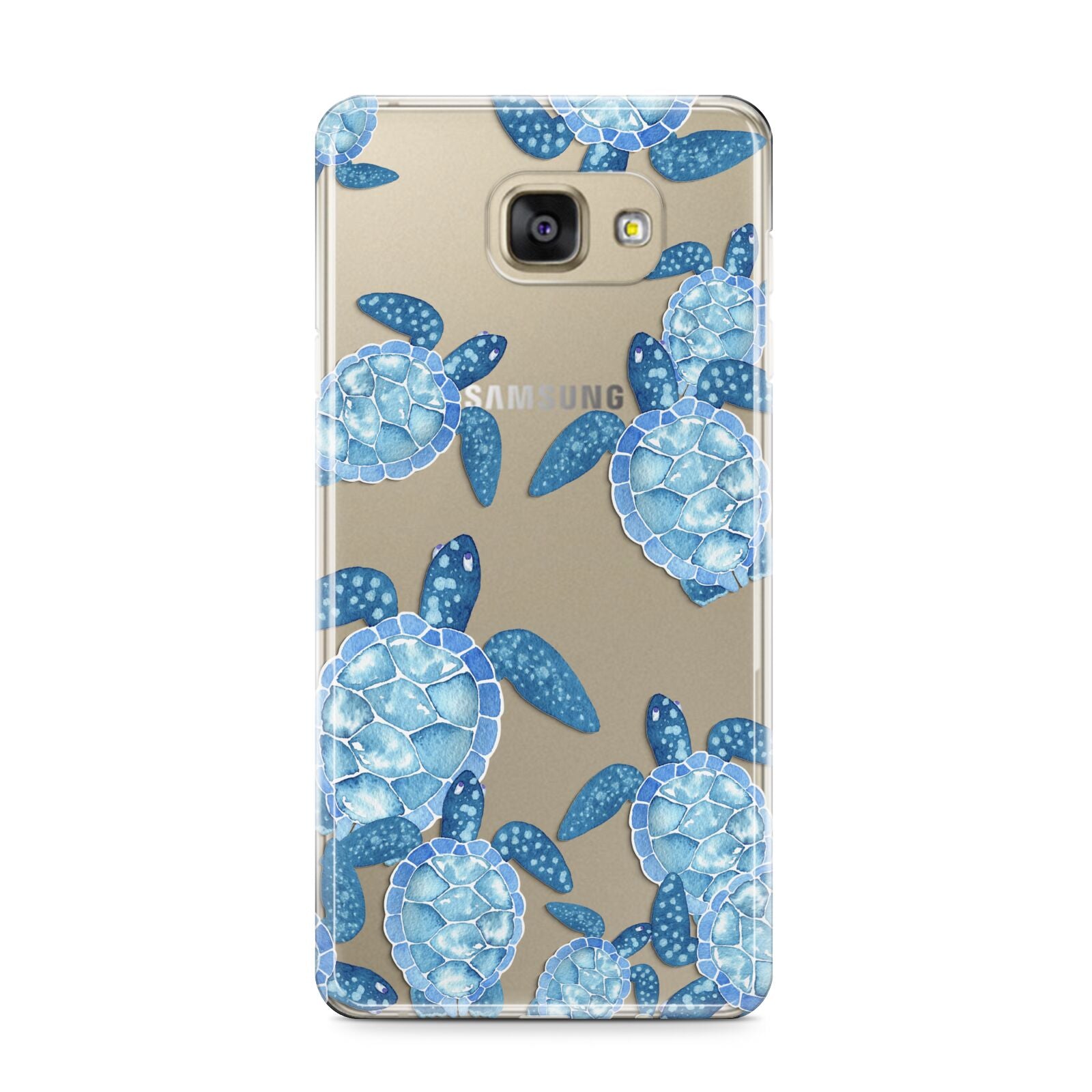 Turtle Samsung Galaxy A9 2016 Case on gold phone