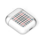 Tweed Houndstooth AirPods Case Laid Flat