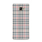 Tweed Houndstooth Samsung Galaxy A3 2016 Case on gold phone