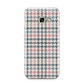 Tweed Houndstooth Samsung Galaxy A3 2017 Case on gold phone