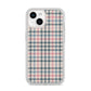 Tweed Houndstooth iPhone 14 Clear Tough Case Starlight