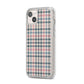 Tweed Houndstooth iPhone 14 Plus Clear Tough Case Starlight Angled Image