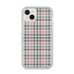 Tweed Houndstooth iPhone 14 Plus Clear Tough Case Starlight