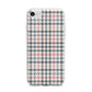 Tweed Houndstooth iPhone 7 Bumper Case on Silver iPhone