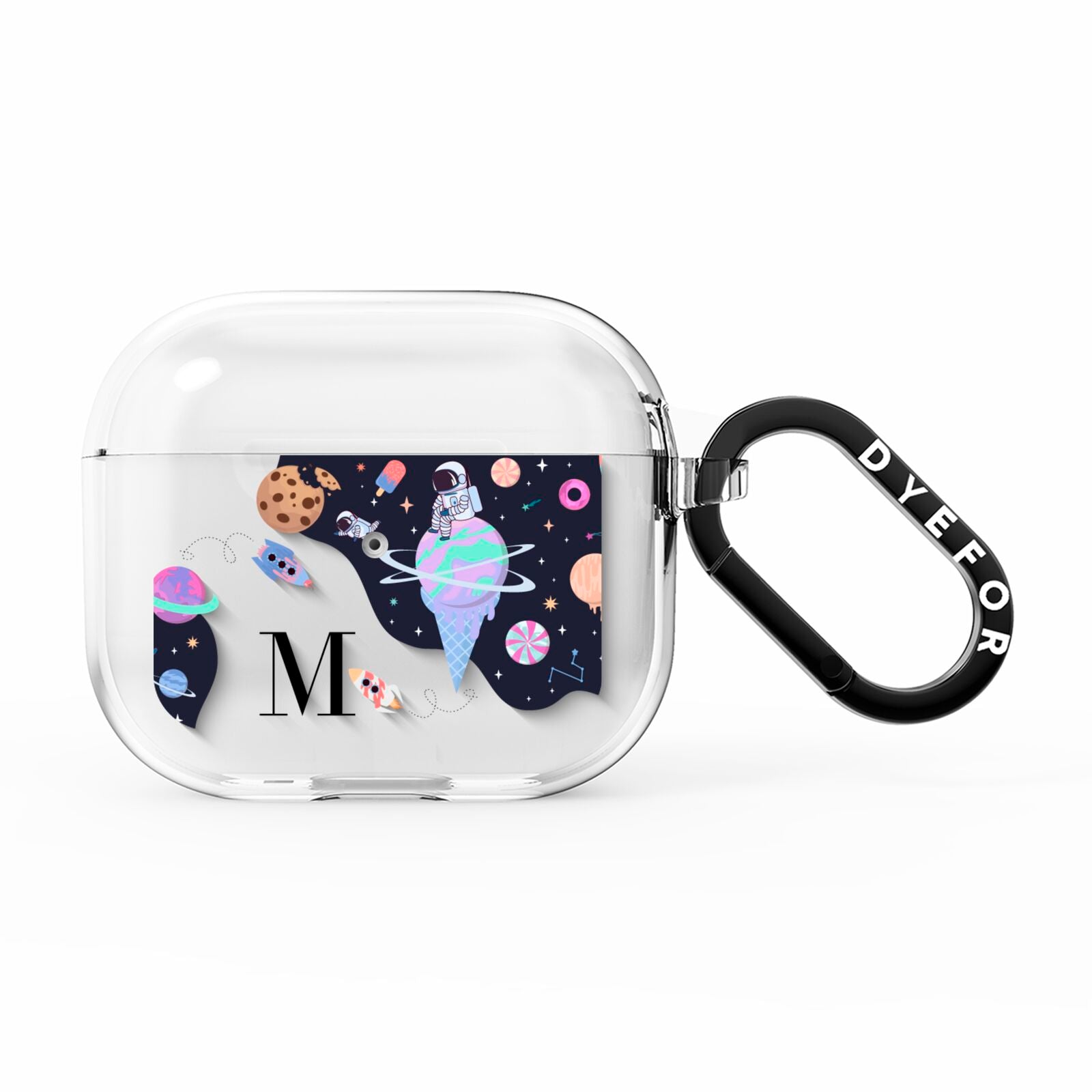 Two Candyland Galaxies AirPods Clear Case 3rd Gen