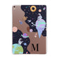 Two Candyland Galaxies Apple iPad Rose Gold Case