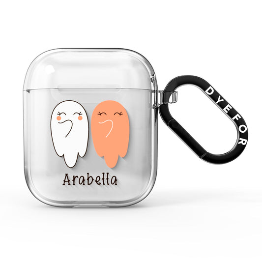 Two Ghosts AirPods Clear Case