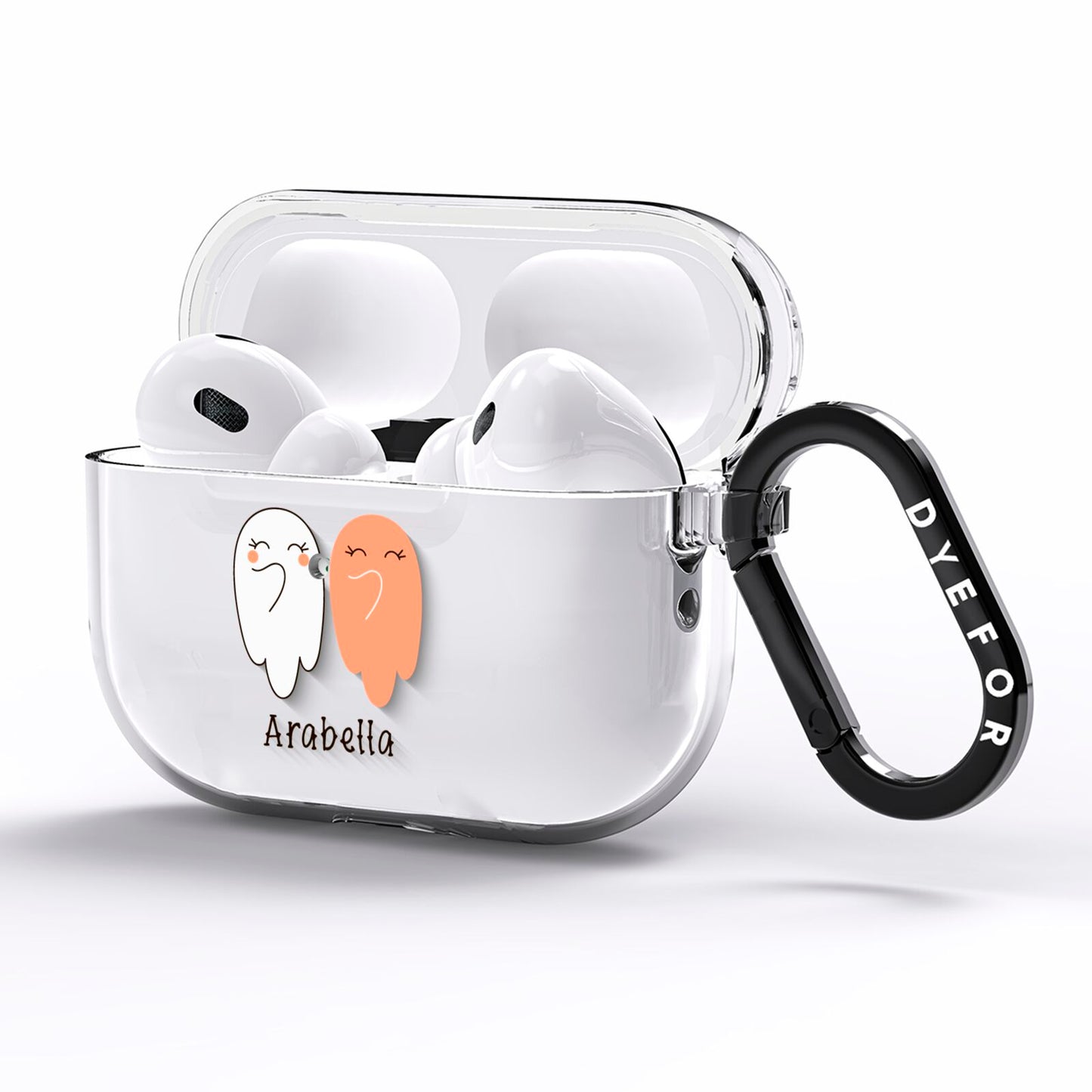 Two Ghosts AirPods Pro Clear Case Side Image