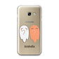 Two Ghosts Samsung Galaxy A3 2017 Case on gold phone