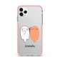 Two Ghosts iPhone 11 Pro Max Impact Pink Edge Case