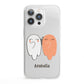 Two Ghosts iPhone 13 Pro Clear Bumper Case