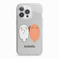 Two Ghosts iPhone 13 Pro TPU Impact Case with White Edges