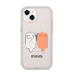 Two Ghosts iPhone 14 Clear Tough Case Starlight