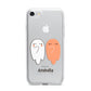 Two Ghosts iPhone 7 Bumper Case on Silver iPhone