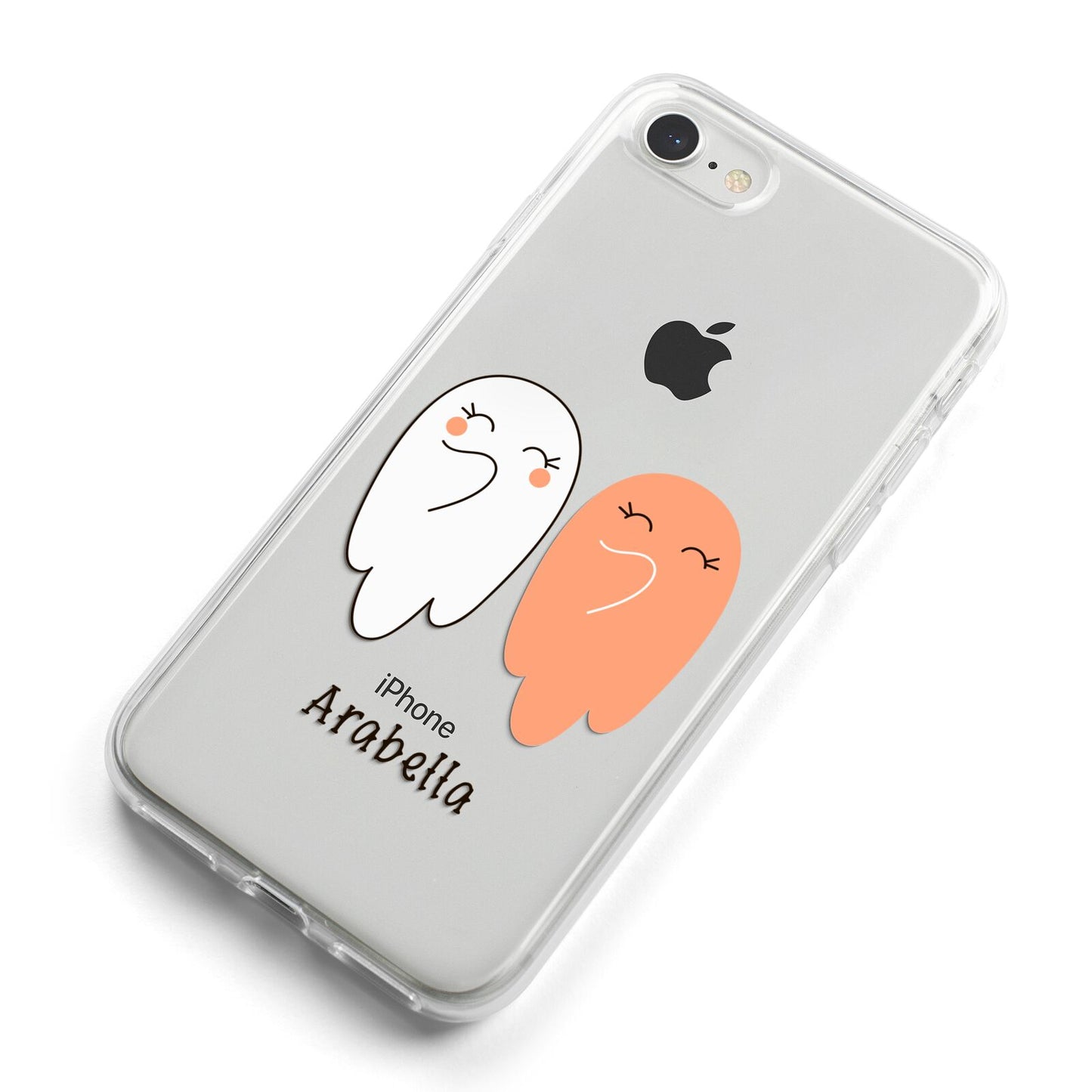Two Ghosts iPhone 8 Bumper Case on Silver iPhone Alternative Image